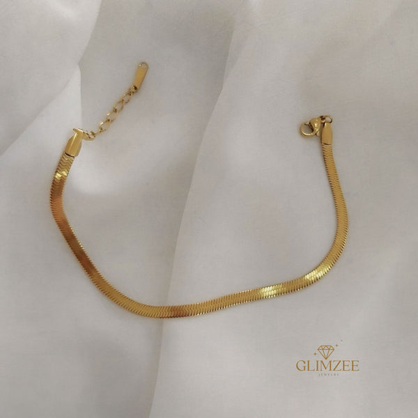 18k Snake Chain Bracelet
