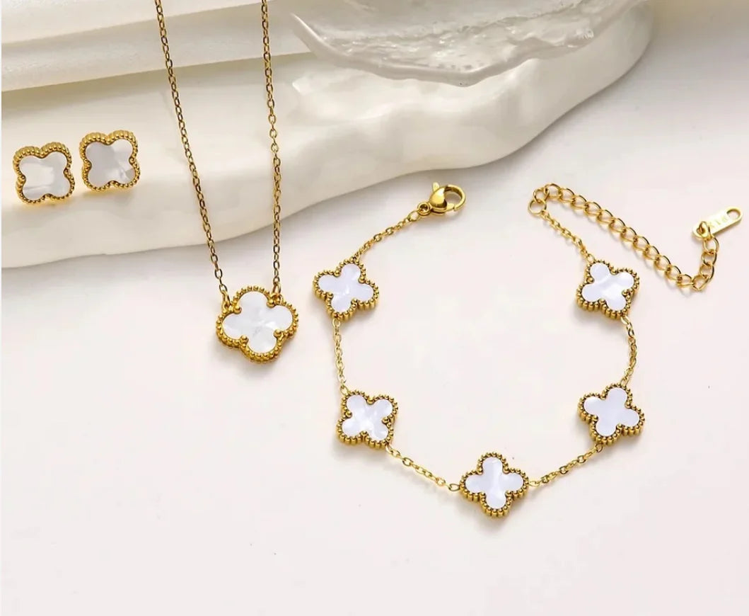 Four Clover Set (White)