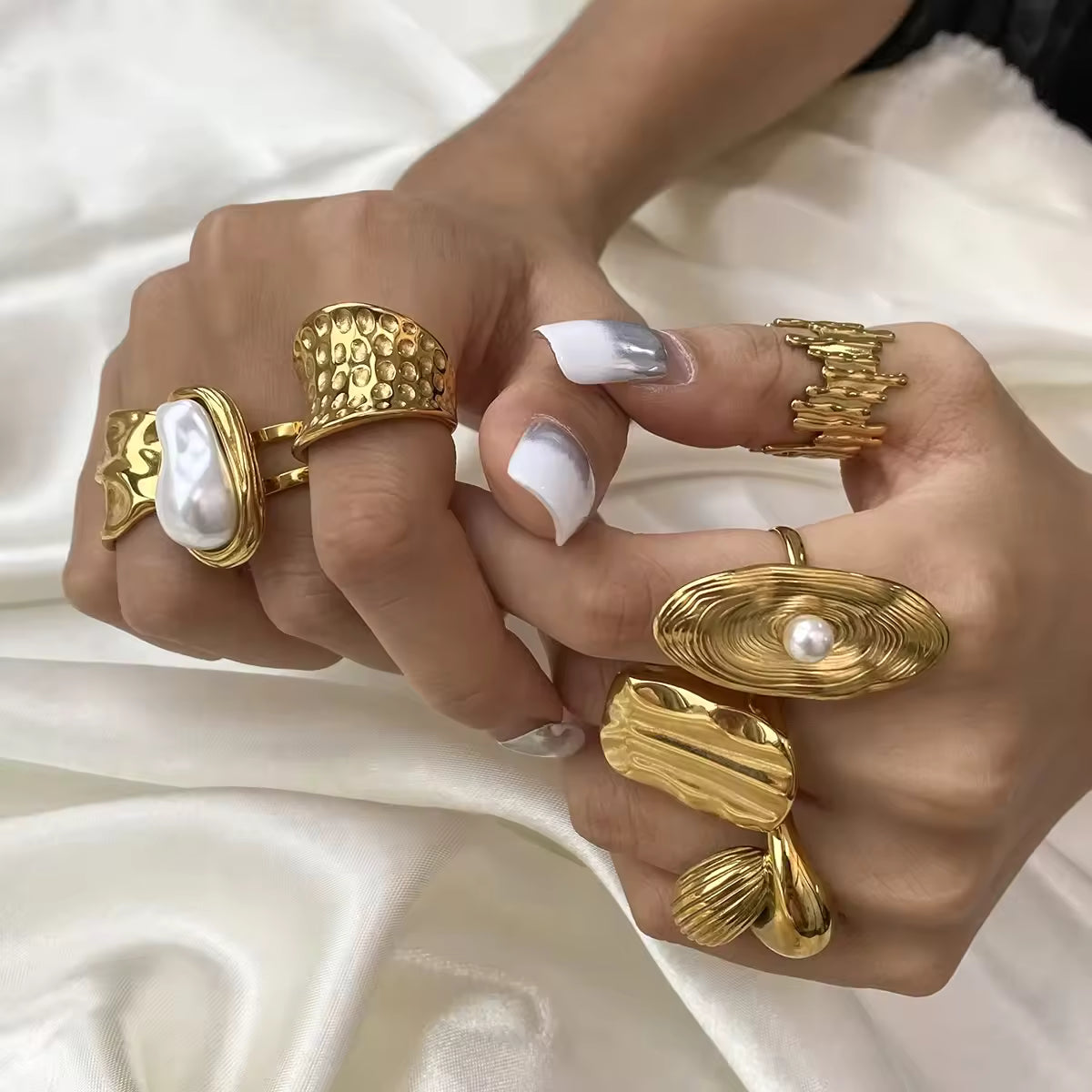 Trendy Stackable Ring (Adjustable)