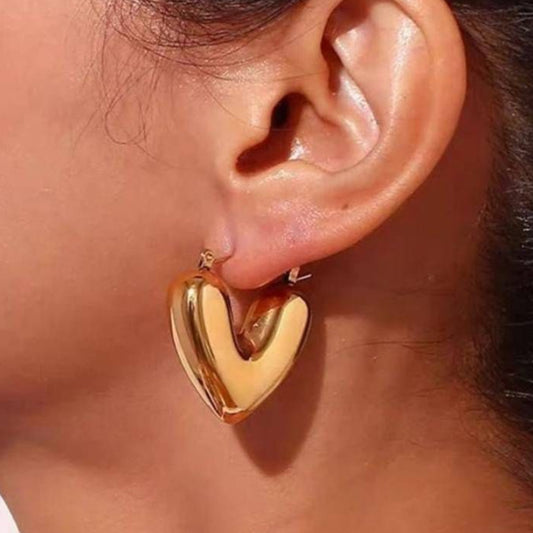 Chunky Heart Earrings
