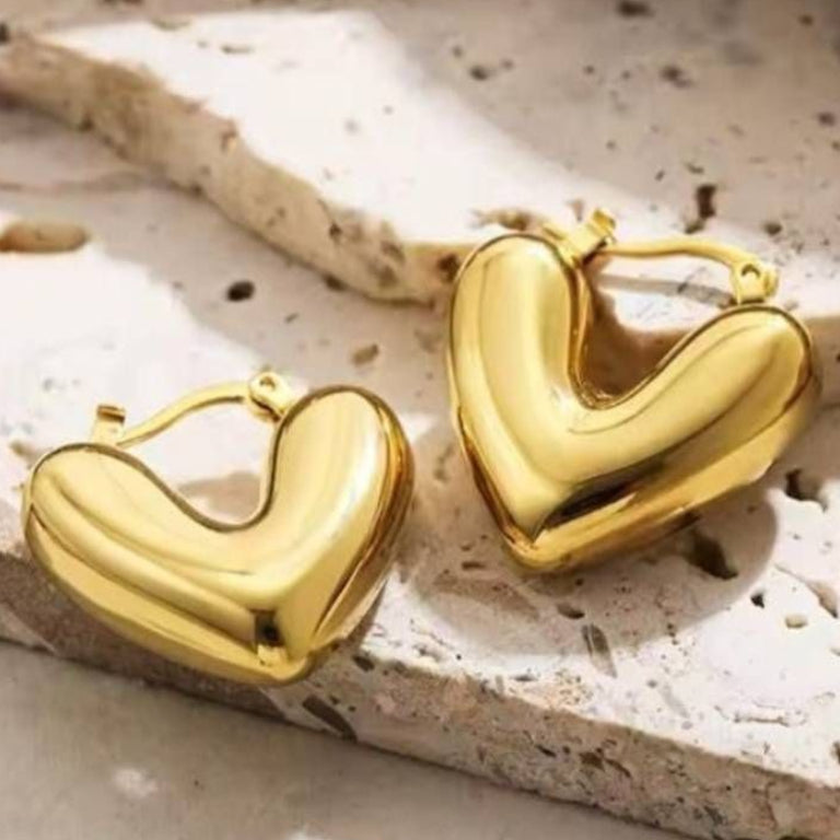 Chunky Heart Earrings