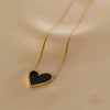 Classic Black Heart necklace