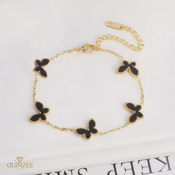Black Butterfly Bracelet