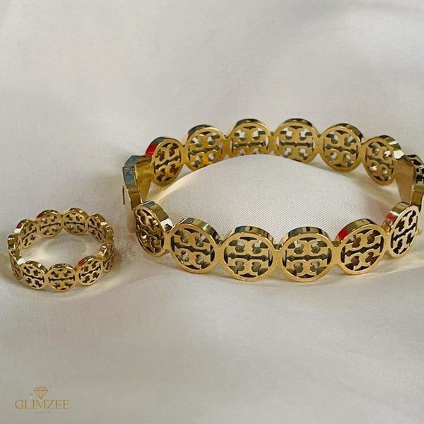 Vintage Handcuff-Ring Set