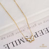 White Butterfly Necklace