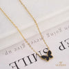 Black Butterfly Necklace