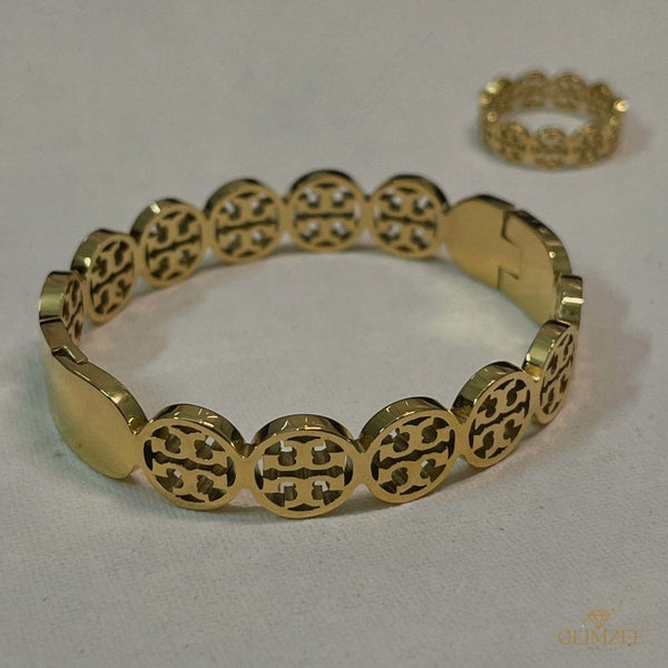 Vintage Handcuff-Ring Set