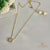 White Four Leaf Clover Set - Necklace & Earrings