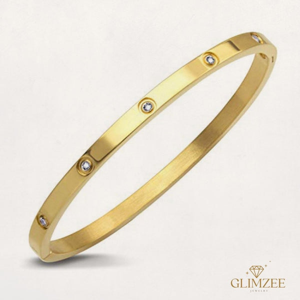 Premium 18k Golden Sleek Handcuff