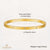 Premium 18k Golden Sleek Handcuff