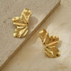 Elegant Half Leaf Shape Earrings