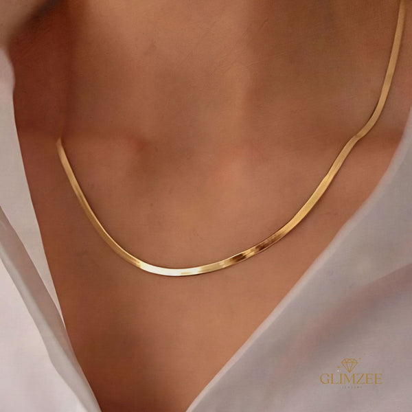 18k Snake Chain Necklace