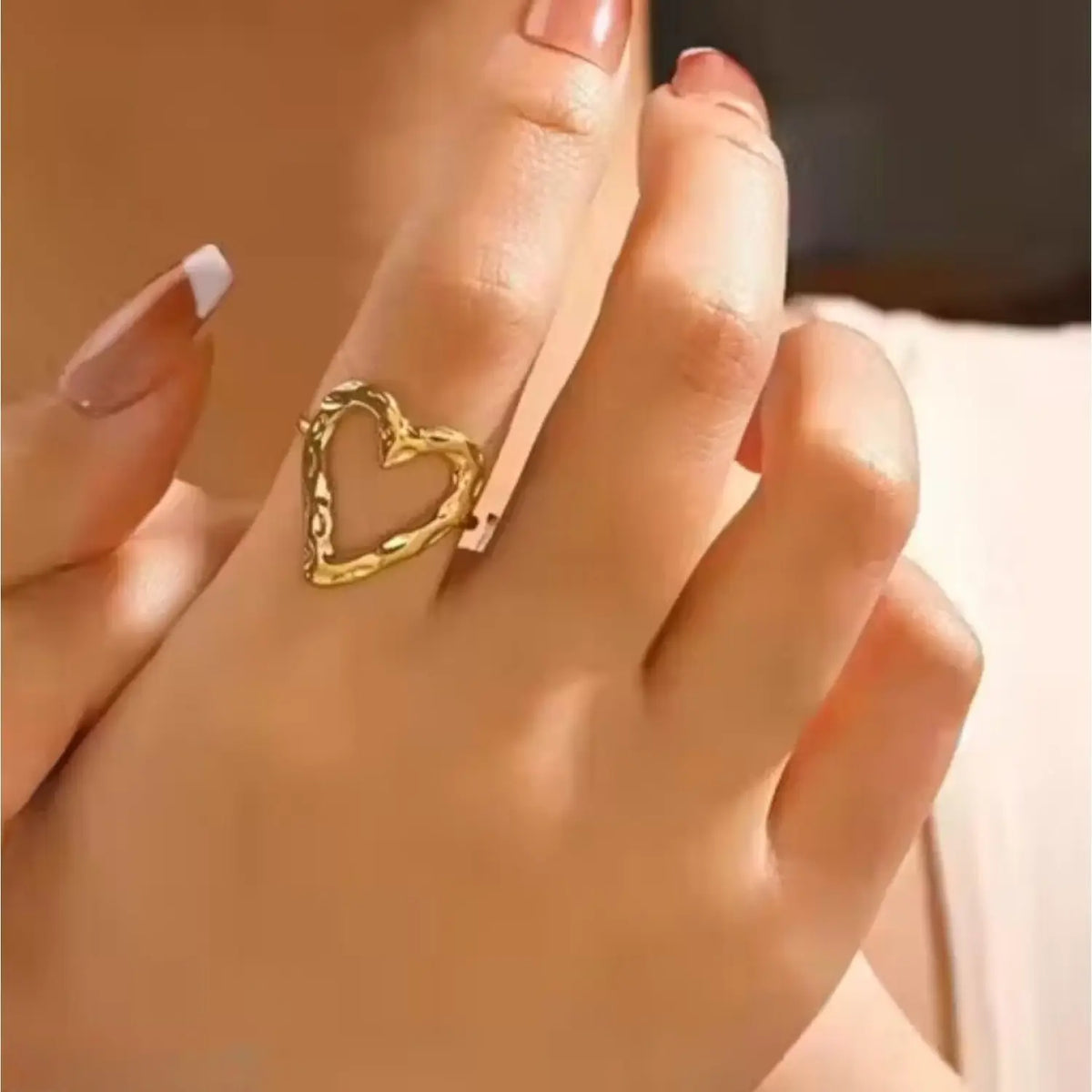 Trendy Heart Ring