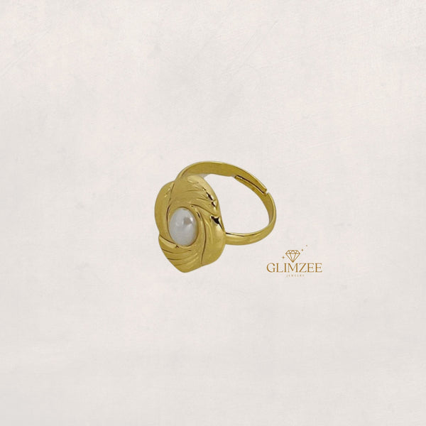 Pearl Aura Ring (Adjustable)