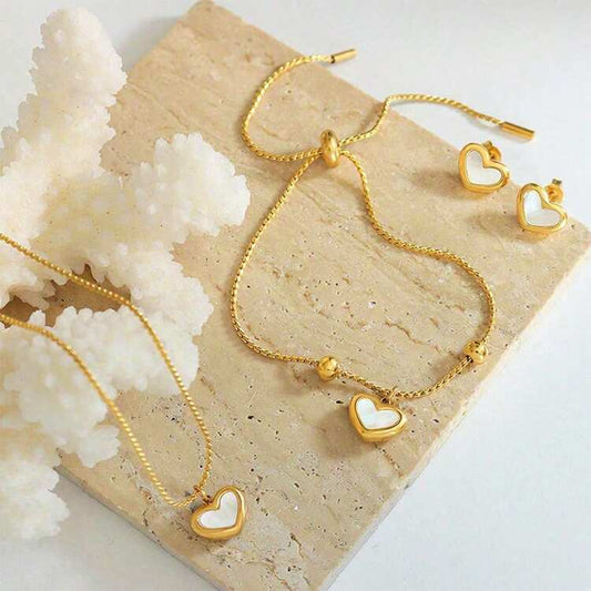 Minimal White Heart Set