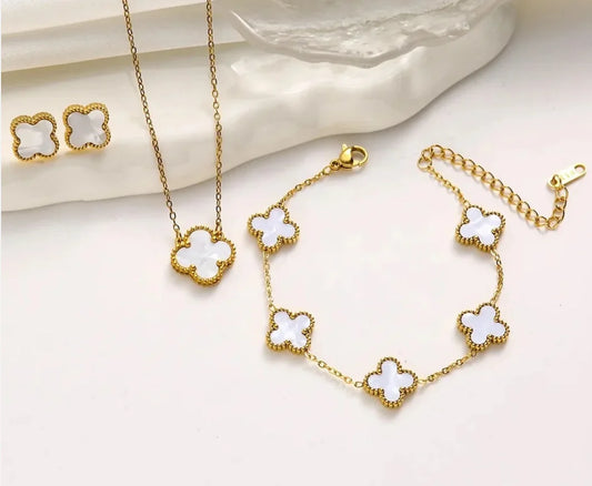 Four Clover Set (White)