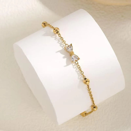 Delicate Bow Bracelet