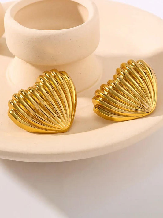 Heart Stainless steel Studs