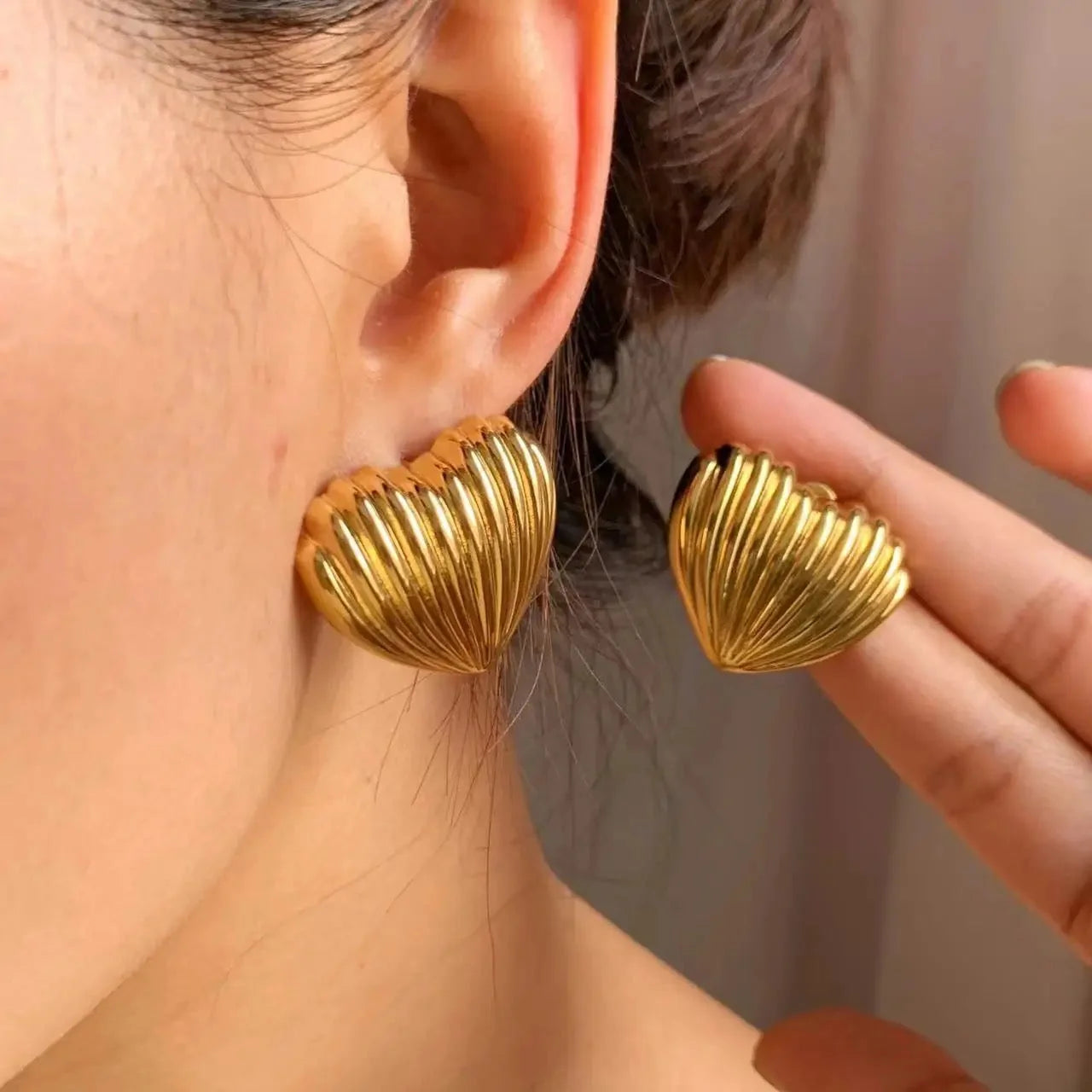Heart Stainless steel Studs