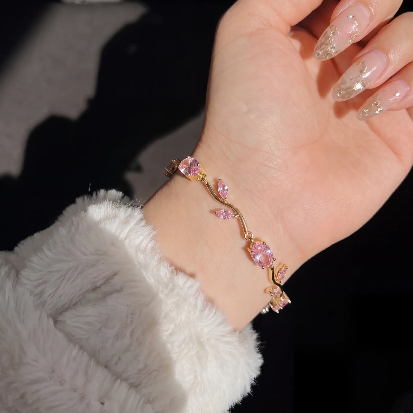 Viral Tulip Bracelet (Pink)