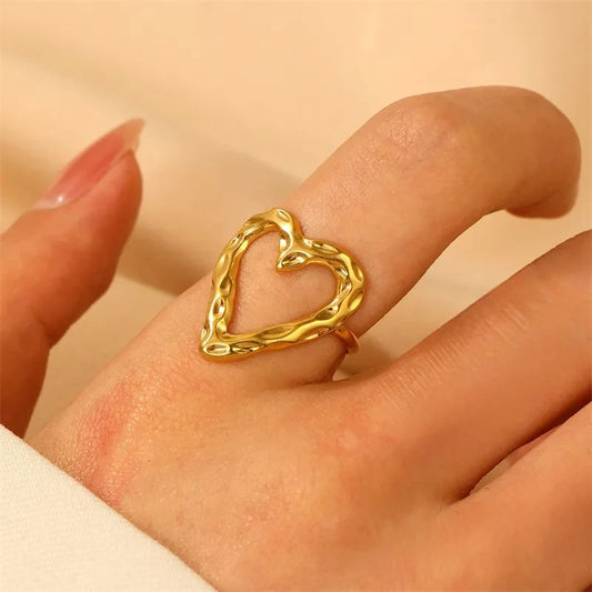 Trendy Heart Ring