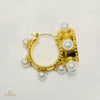 Premium Hollow Pearl Basket Earrings