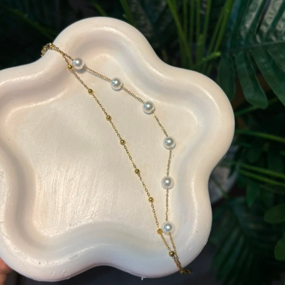 Pearl Chain Bracelet