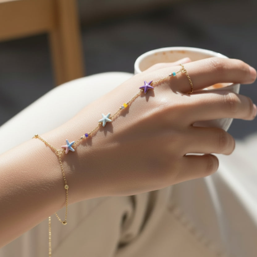 Beautiful Trendy Star Hand Chain