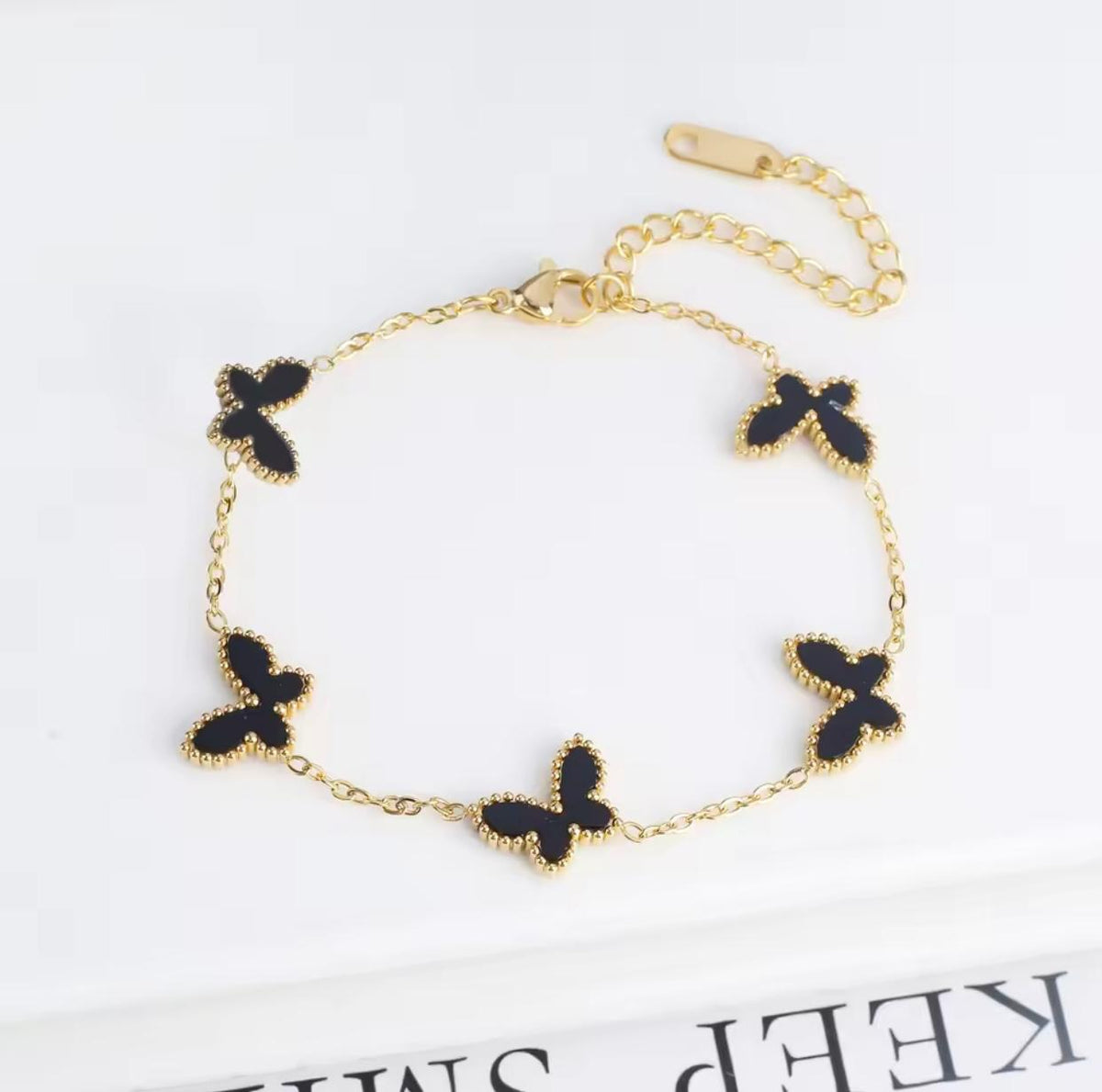 Butterfly Bracelet (Black)