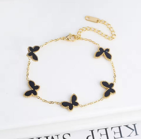 Butterfly Bracelet (Black)