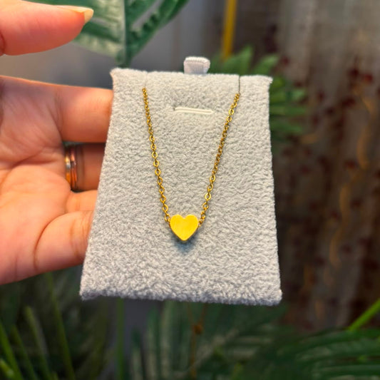 Minimal Heart Pendant