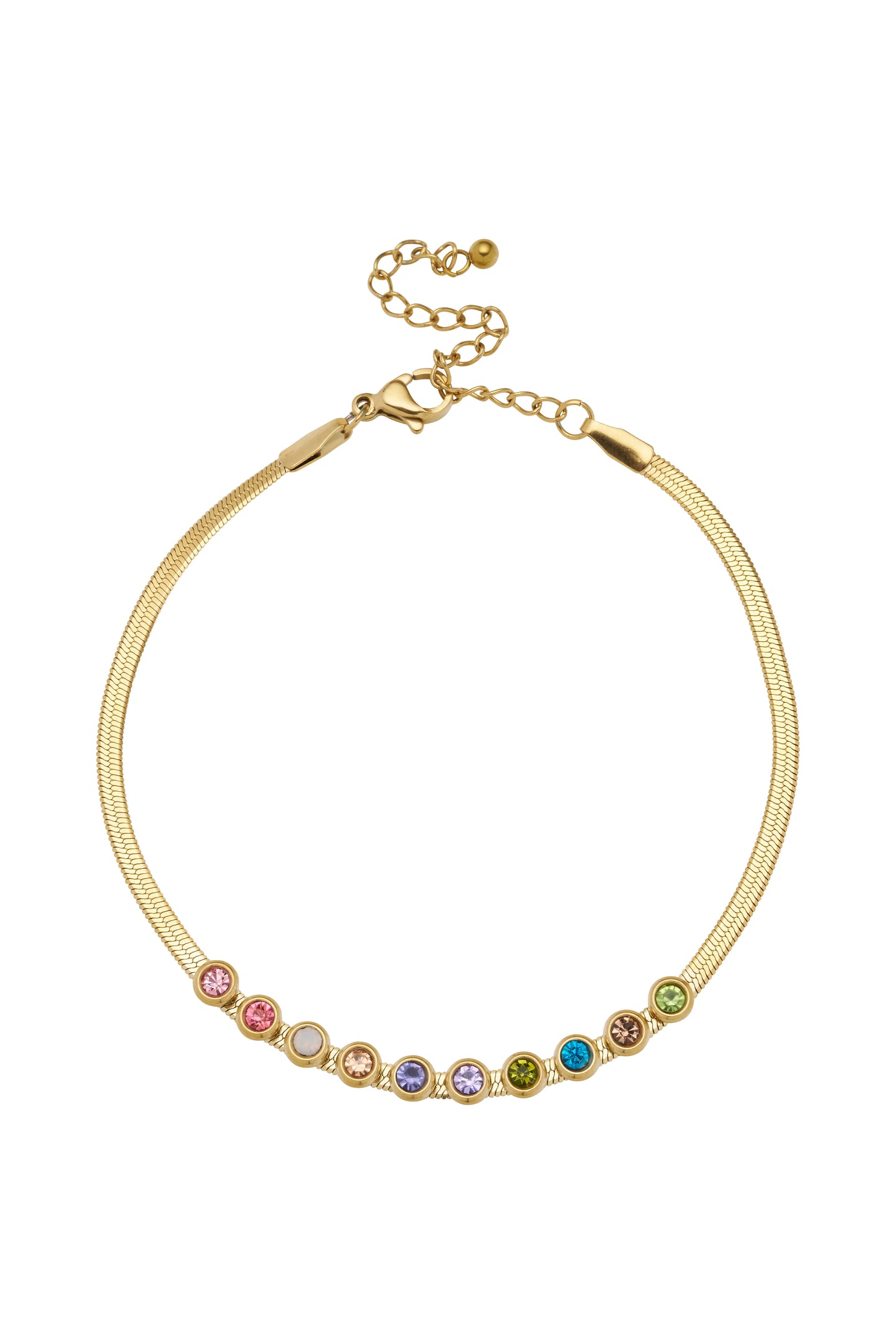 Multi color Zircon Bracelet