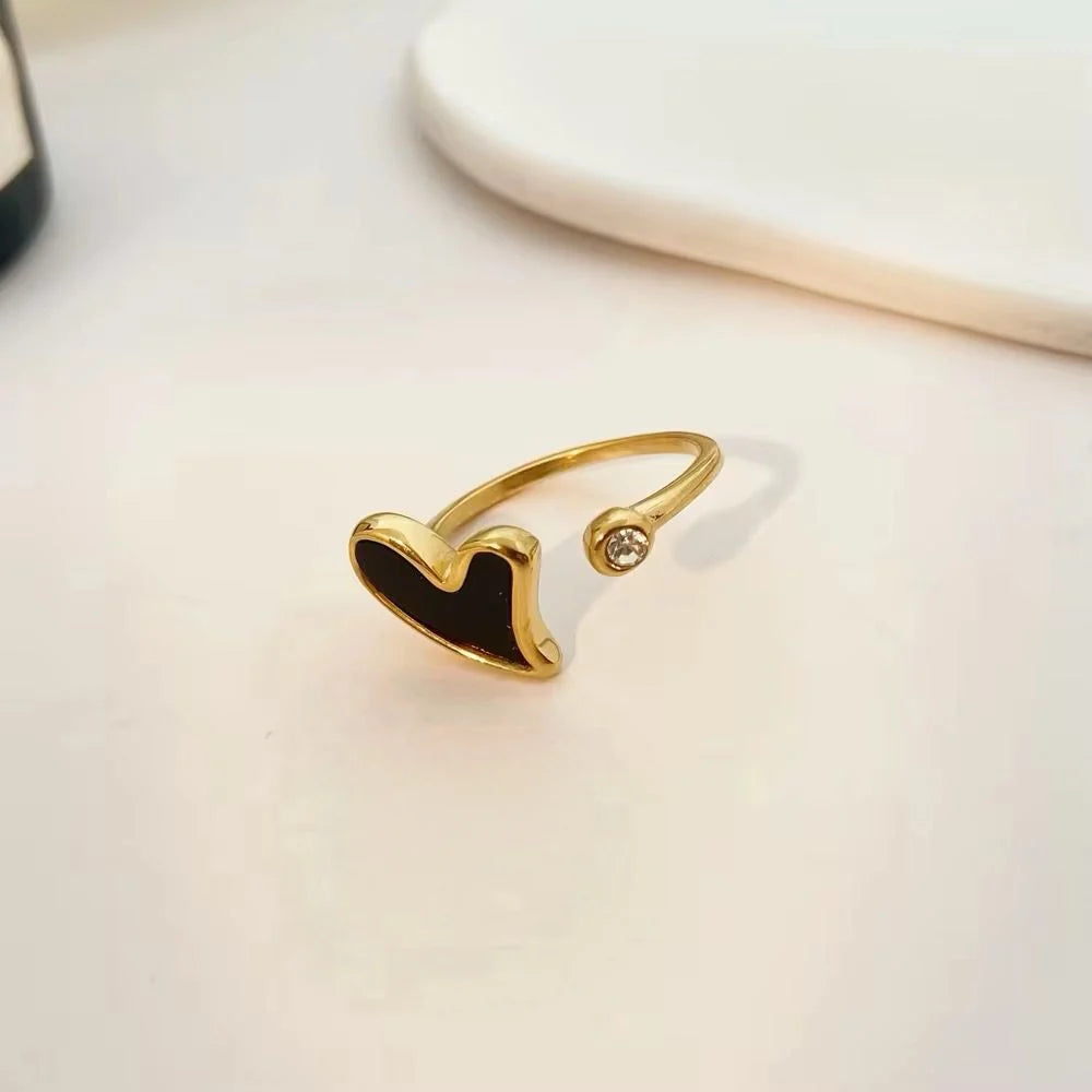 Black Heart Ring